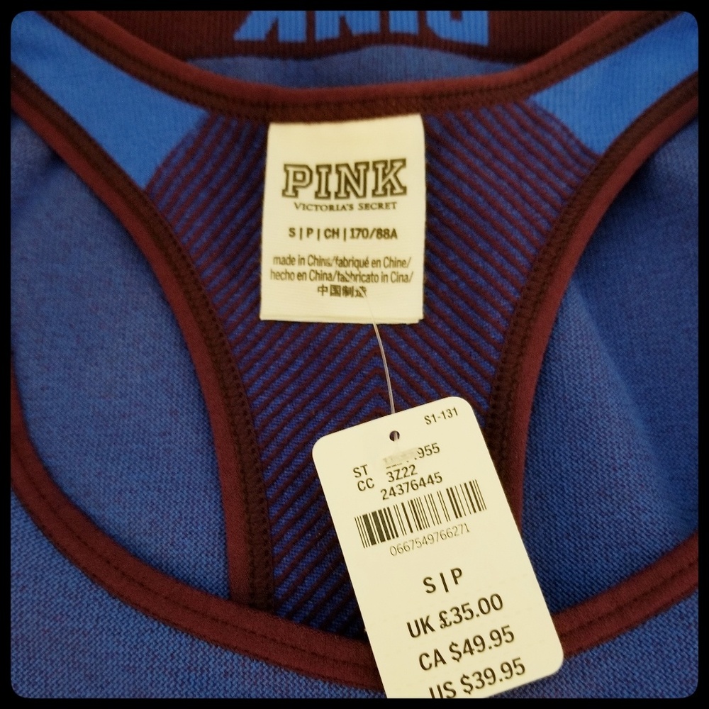 PINK VS*Stretch Racerback Tank - Picture 6 of 8